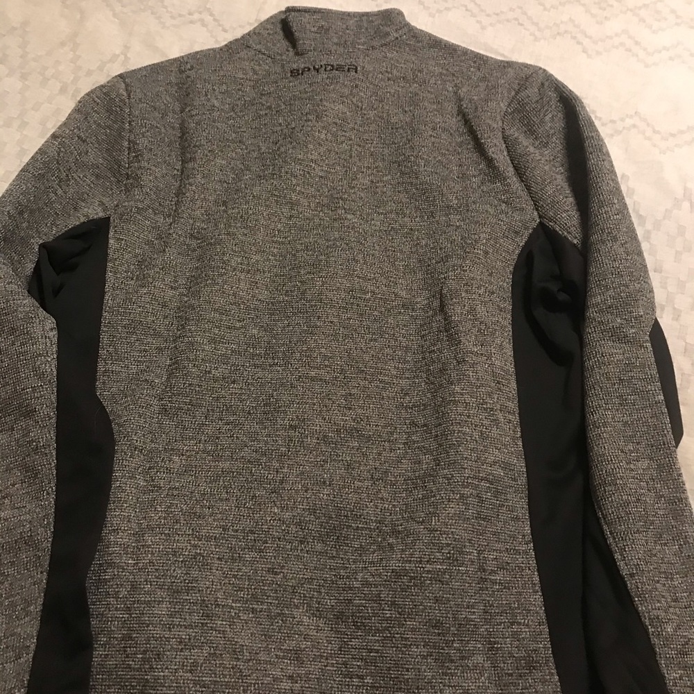 Spyder mens 1/4 zip jacket